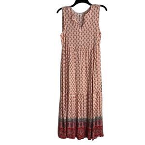 NWT Beach Lunch Lounge Boho Inspired Sleeveless Midi Dress Size XS